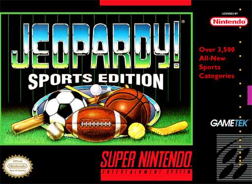 Jeopardy! - Sports Edition  Snes